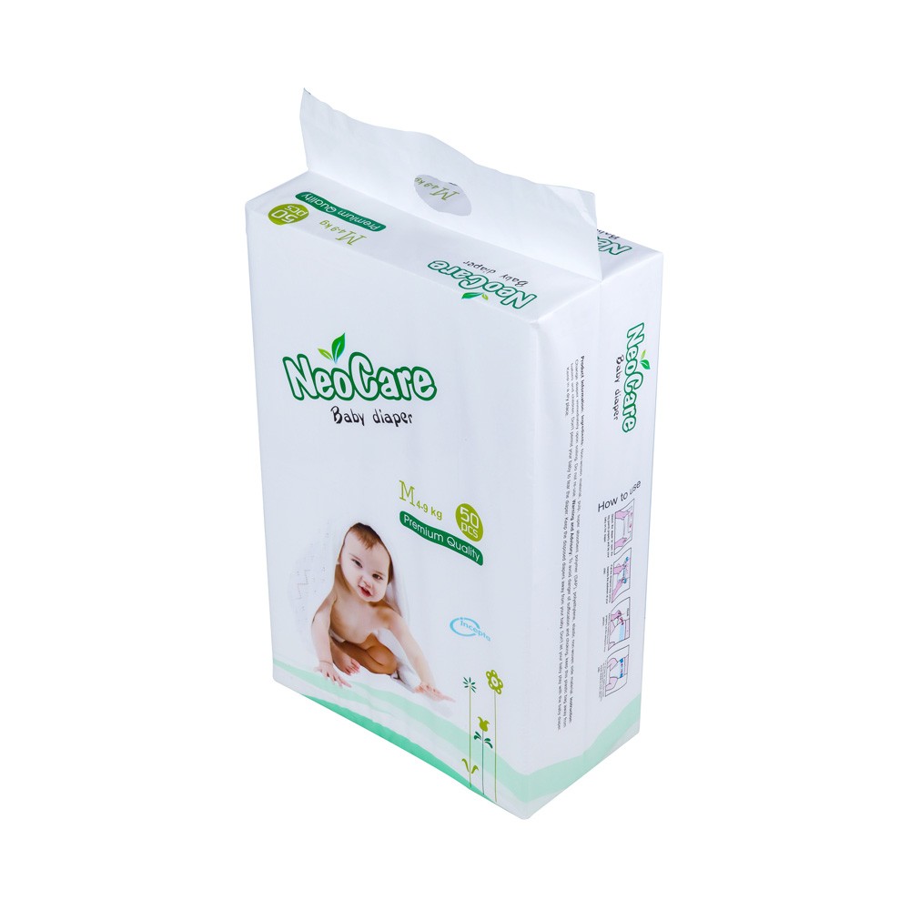 NEOCARE Baby Diapers – M (4–9 kg) – 4 pcs
